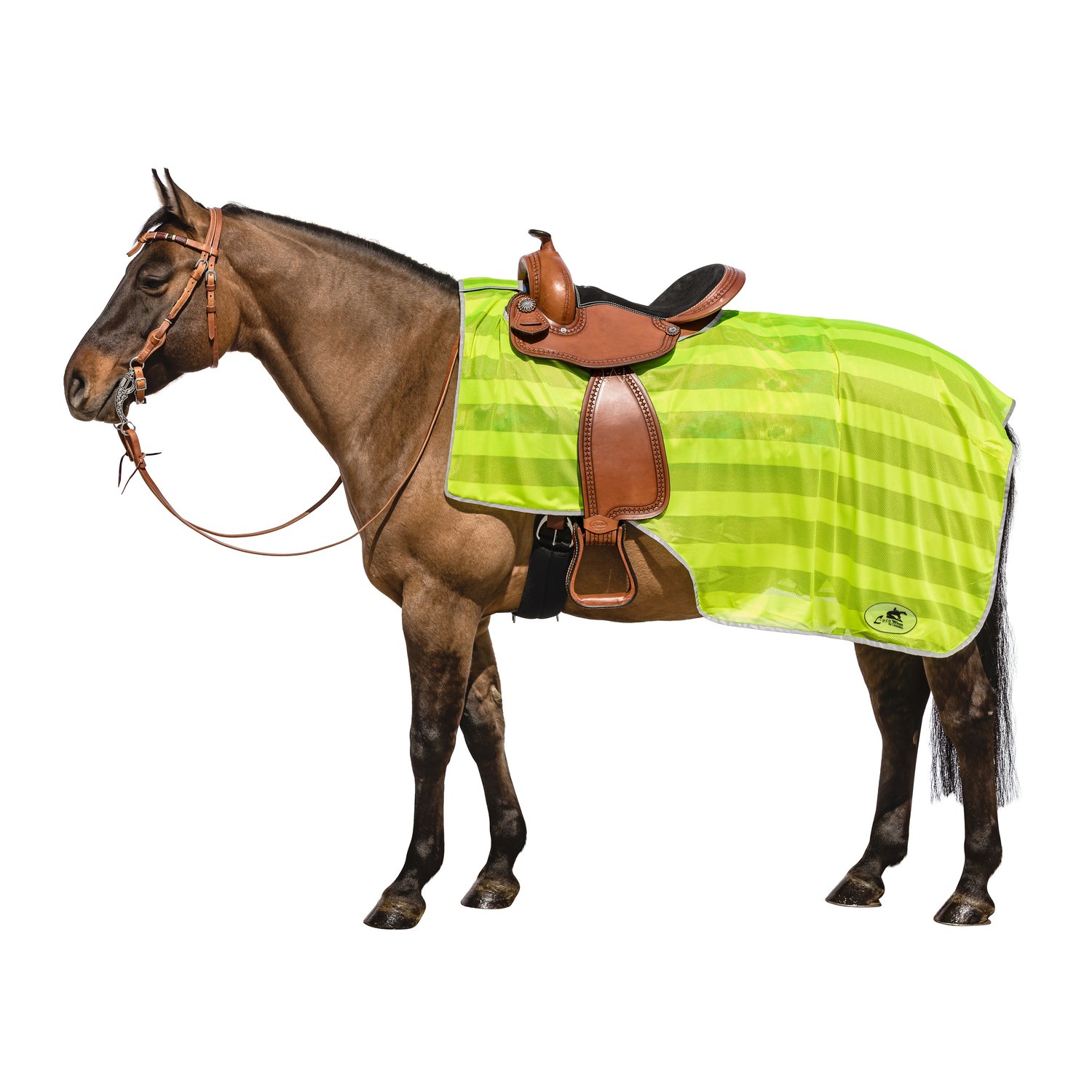 L-pro West Reflex-Ausreitdecke Light - neongelb