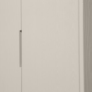 Schrank SILAS 85 x 149 cm Kiefer massiv im Farbton Staub