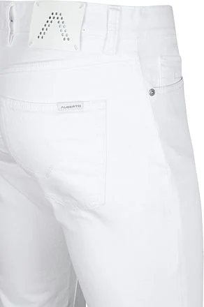 Alberto Pipe Denim Wit 48171975-100-100 kopen