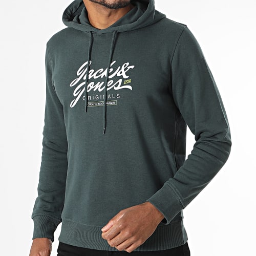Sweat Capuche Symbol Vert Foncé