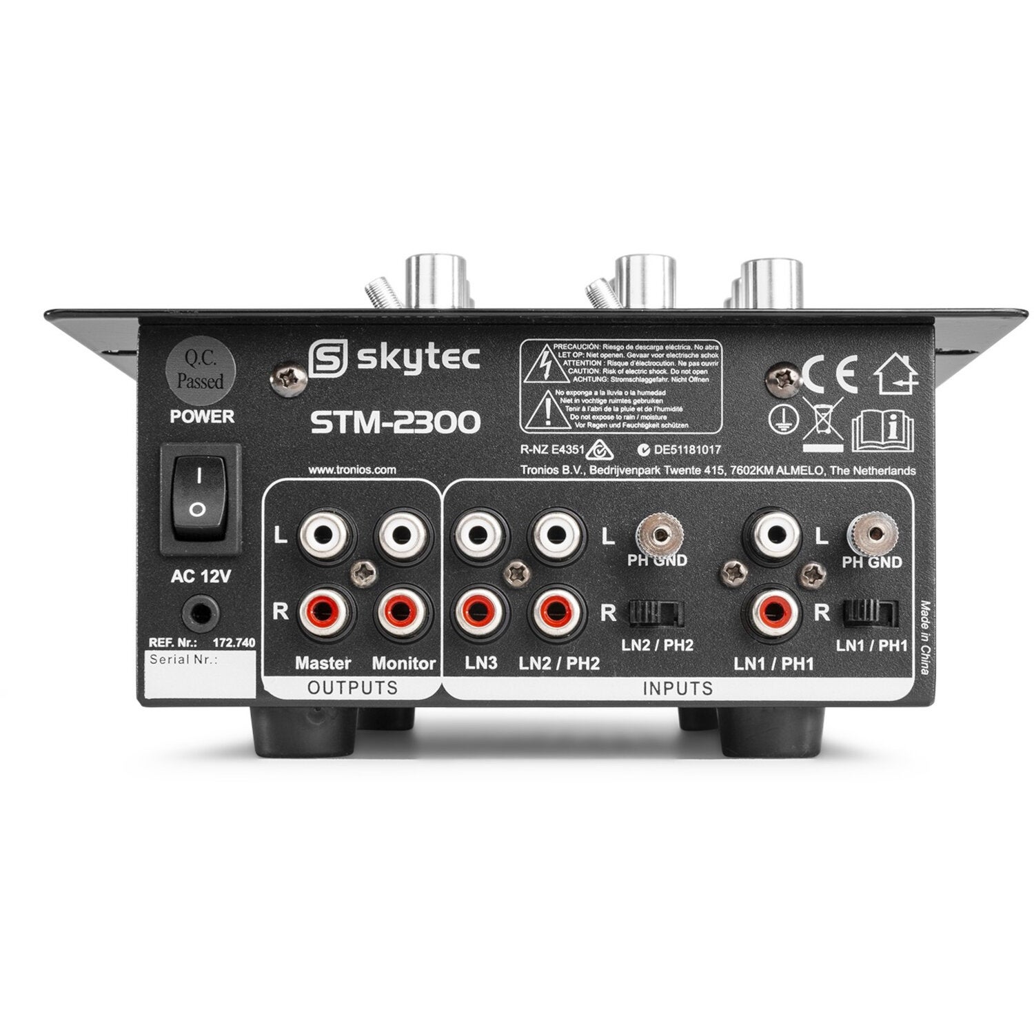 Skytec STM-2300 2-kanaals DJ-mixer