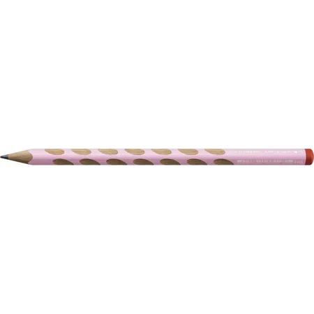 Ergonomischer Dreikant-Bleistift für Rechtshänder - STABILO EASYgraph in pastellpink - 12er Pack - Härtegrad HB