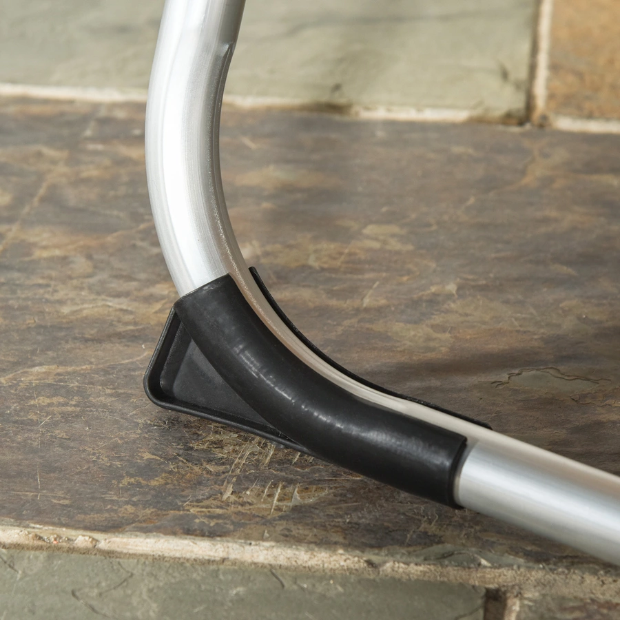 Outsunny Gartenliege 5-stufig verstellbar beige
