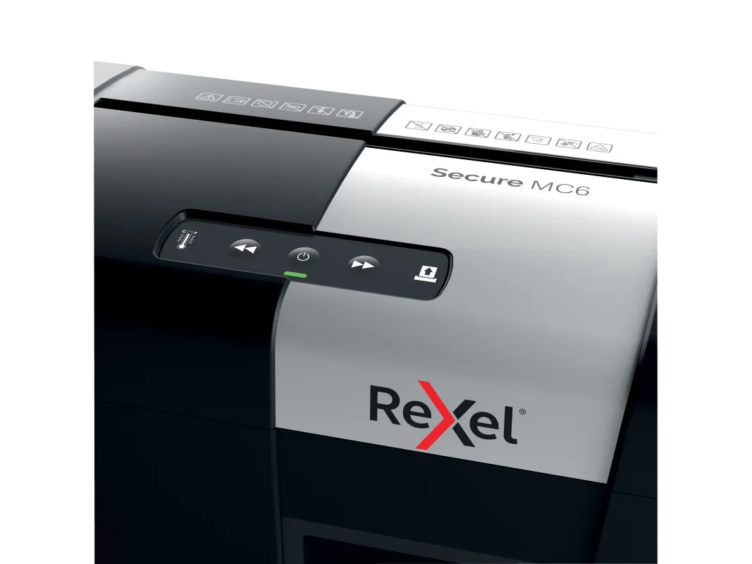 Makulator Rexel Secure MC6 mikromakulering 2x15 mm (P-5)
