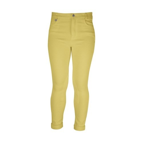 Calças de montaria infantis Melton, amarelo canário