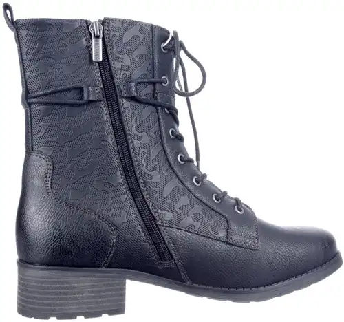 Mustang zwart 15M0062002 - maat 44 veterboot zwart - maat 44 Calandschoen