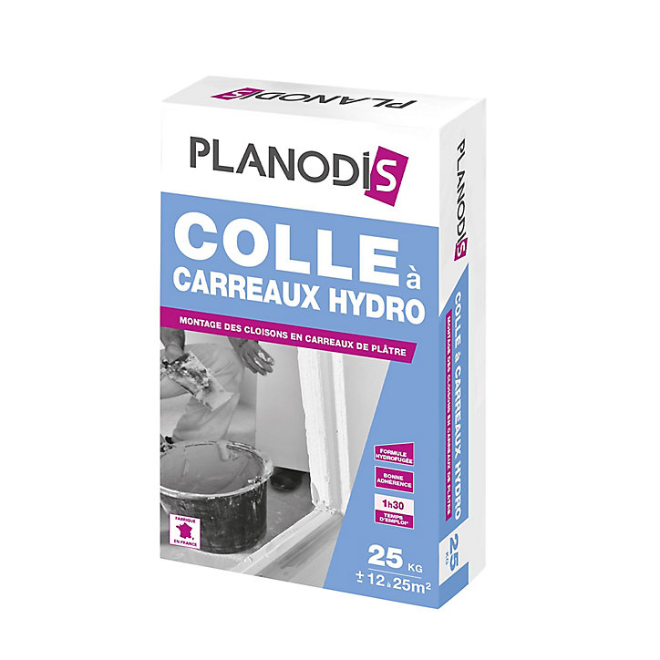 Colle carreaux de plâtre hydro Planodis 25kg
