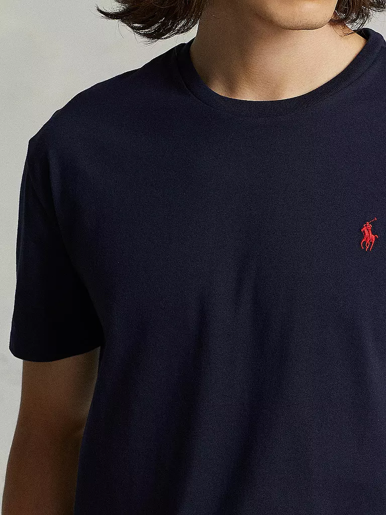 POLO RALPH LAUREN T-Shirt Custom-Slim-Fit dunkelblau