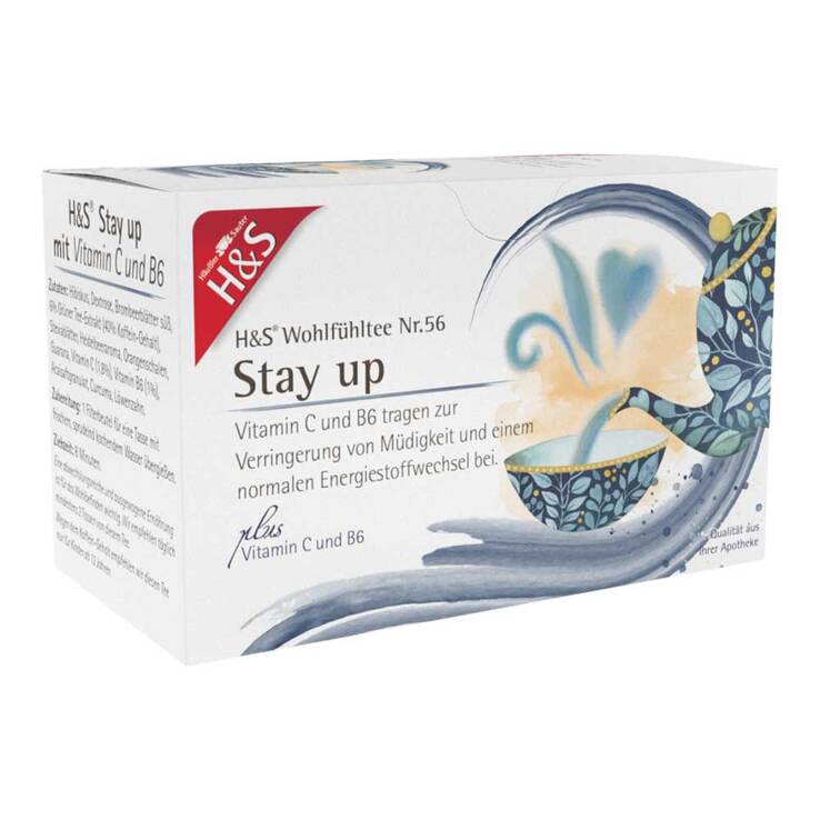 H&S Stay up mit Vitamin C und B6 Filterbeutel, 20X1.5 g