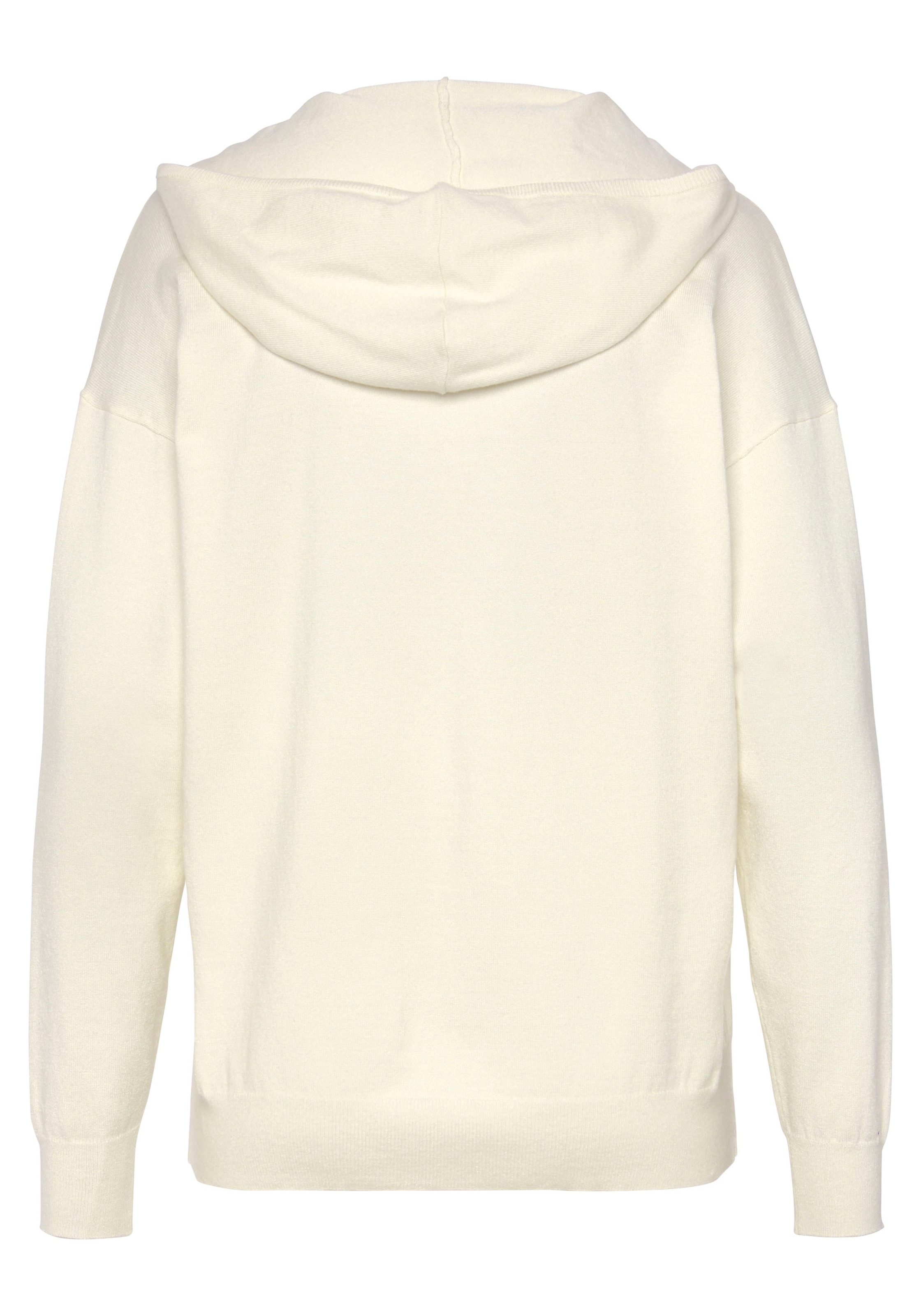 LASCANA Strickpullover , Kapuzensweatshirt aus weicher Viskosemischung, Loungewear