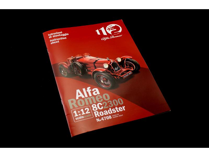 Italeri Bausatz Alfa Romeo 8C 2300 Roadster 1:12 Italeri Alfa Romeo 8C 2300 Roadster im Massstab 1:12
