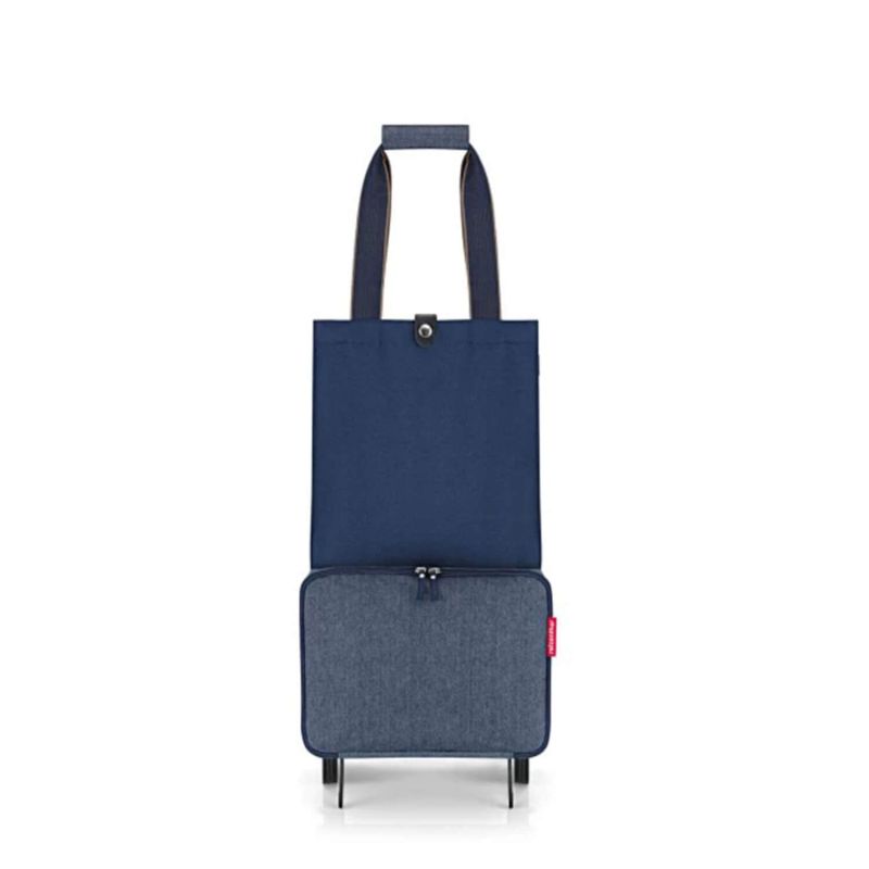 Chariot de courses Foldable trolley 66 cm Herringbone Dark Blue
