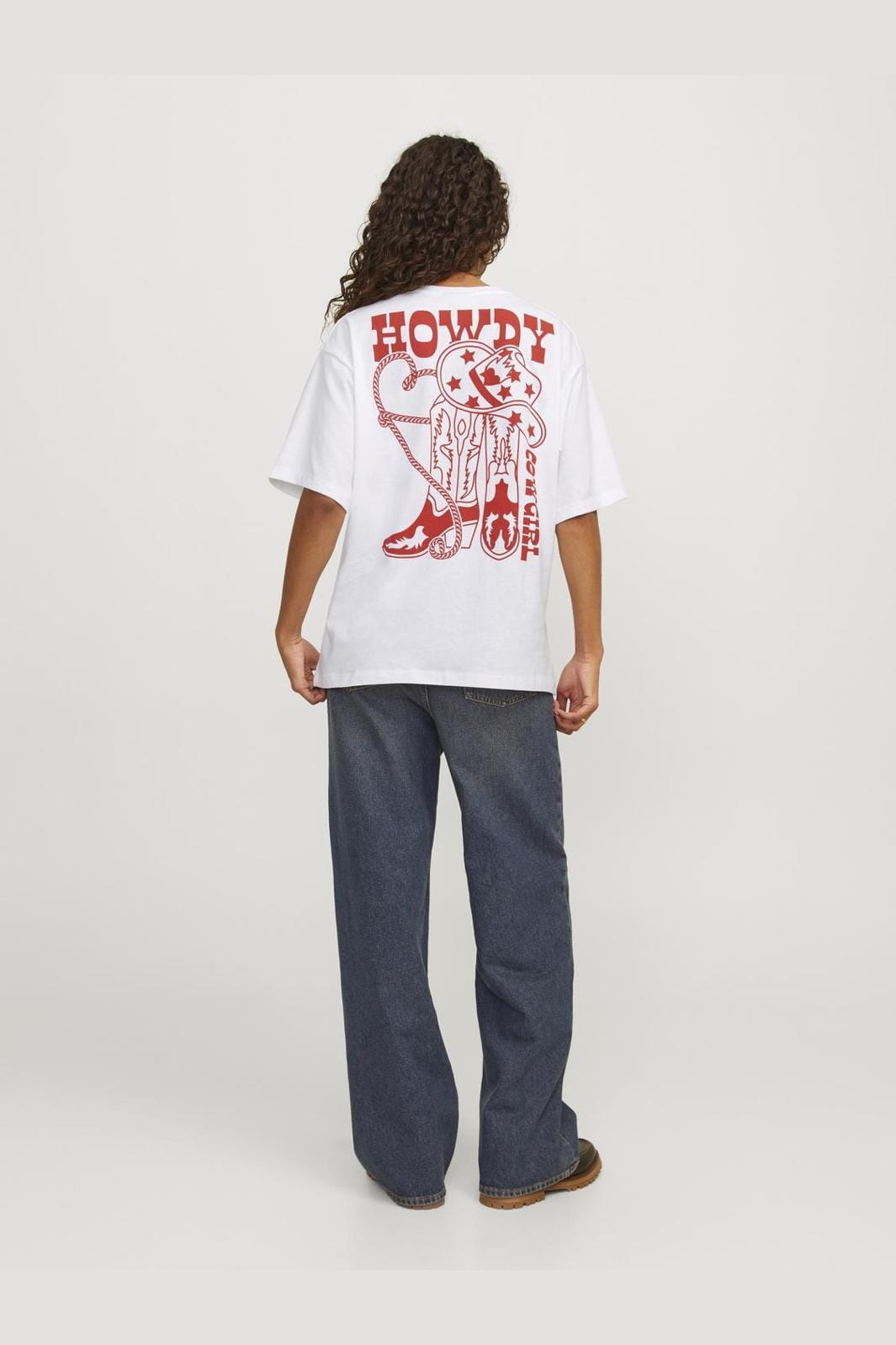 Jjxx Jxmillow Loose Ss Tee Ft24 4680394 bright white howdy