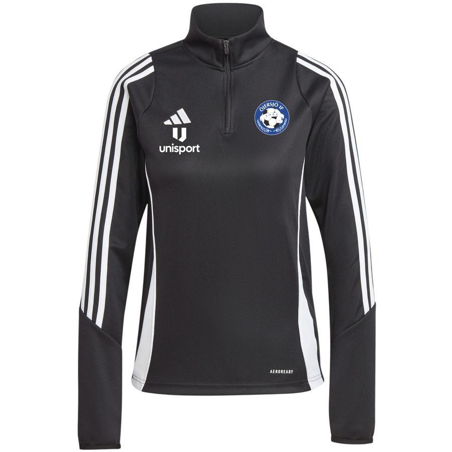 Öjersjö IF Träningströja Ledare 1/4 Zip Dam - Svart/Vit