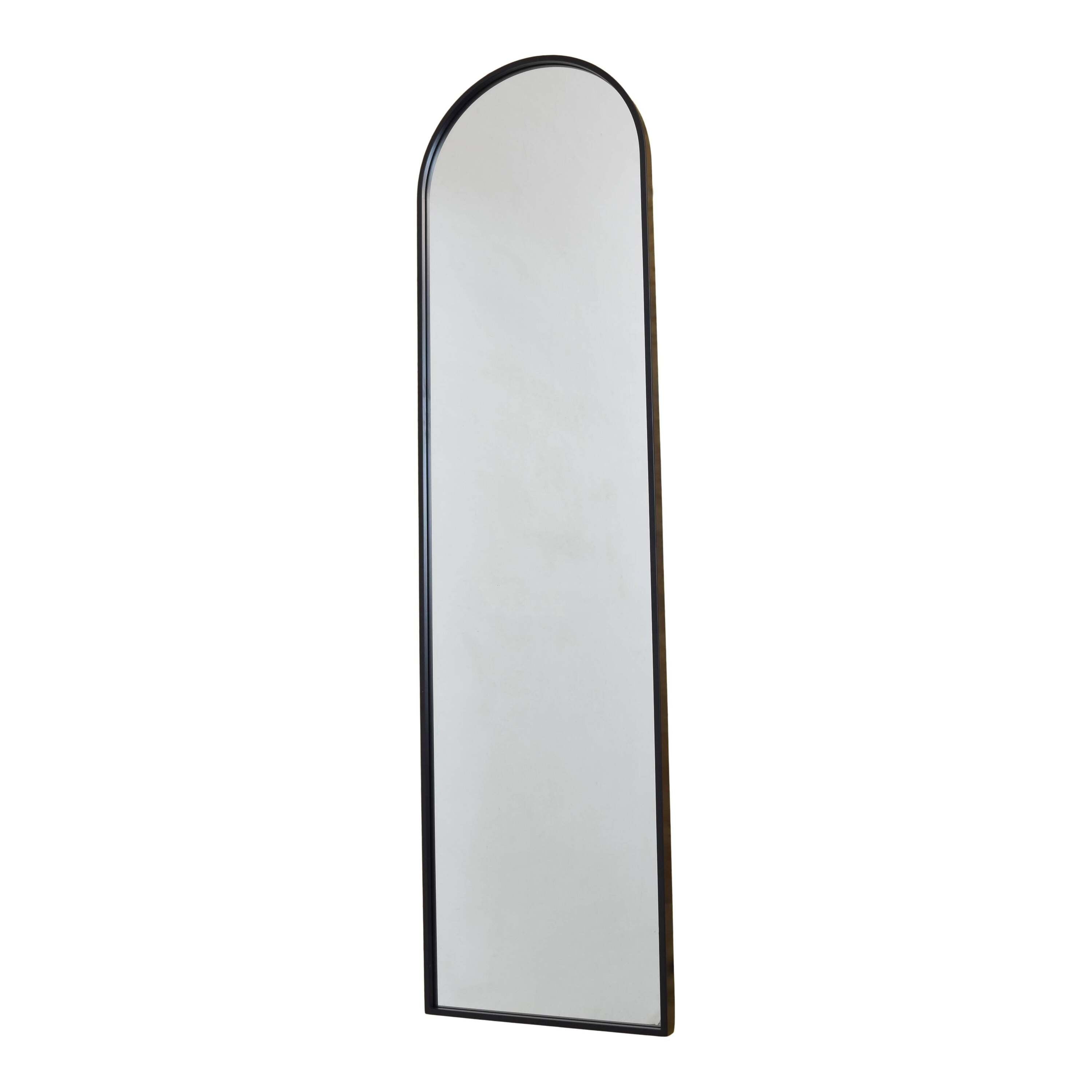 Fragix Ark wandspiegel - Zwart metaal - 120x40