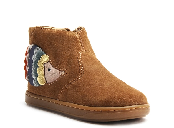 Shoo pom boots bottine enfant bouba niglo marron
