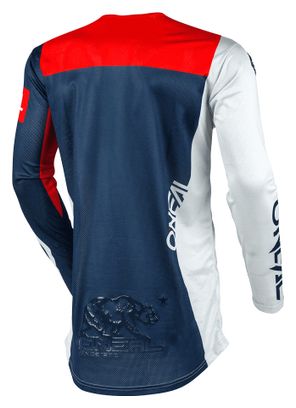 Maillot Manches Longues O'Neal Freeze Gris / Bleu