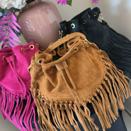 Suede Tassel bag