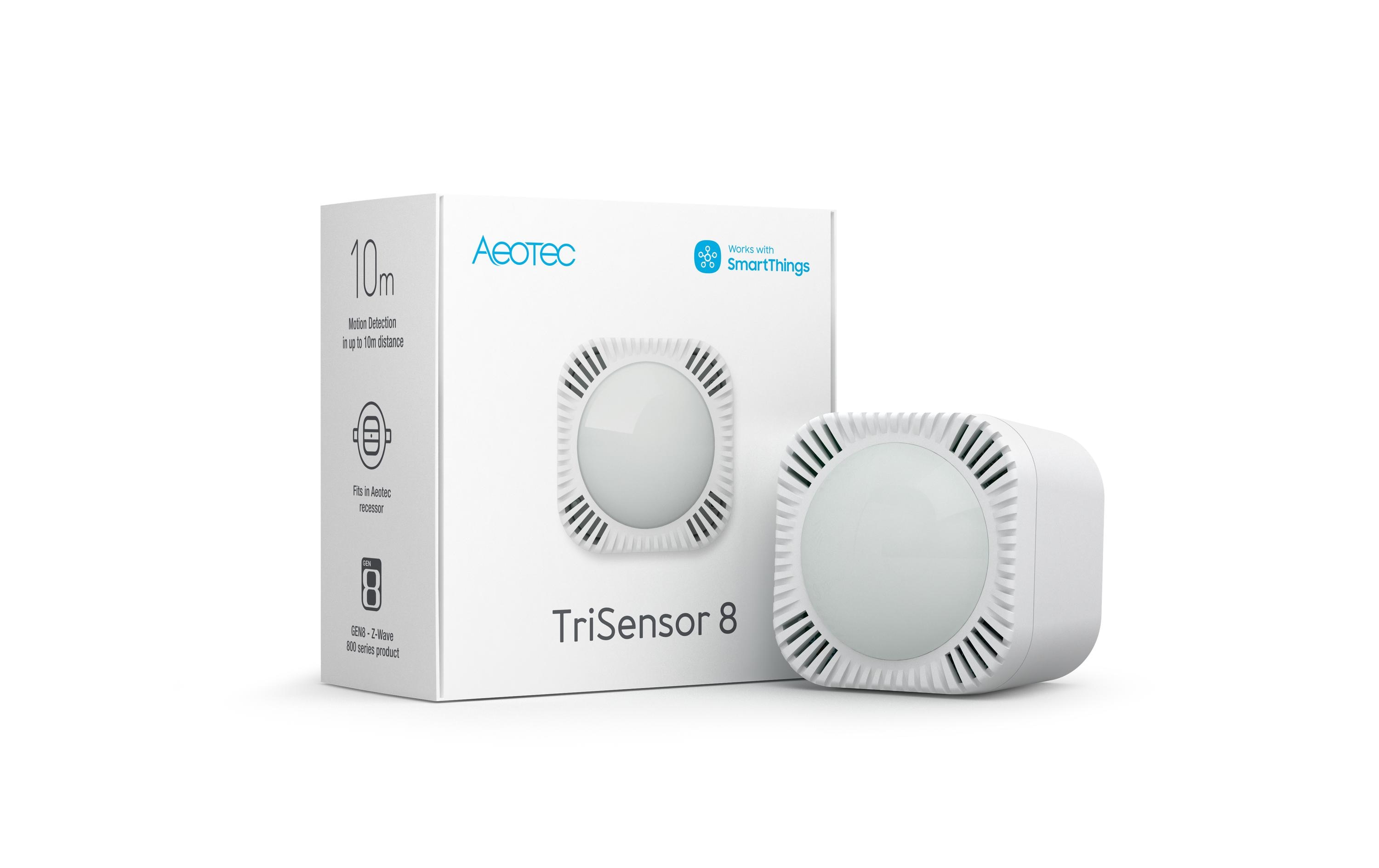 TriSensor 8Mehrfachsensor (Bewegung, Licht, Temperatur)