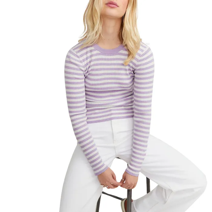 JJXX Jodi Tight Stripe Crew Neck Knit Shirt Dames