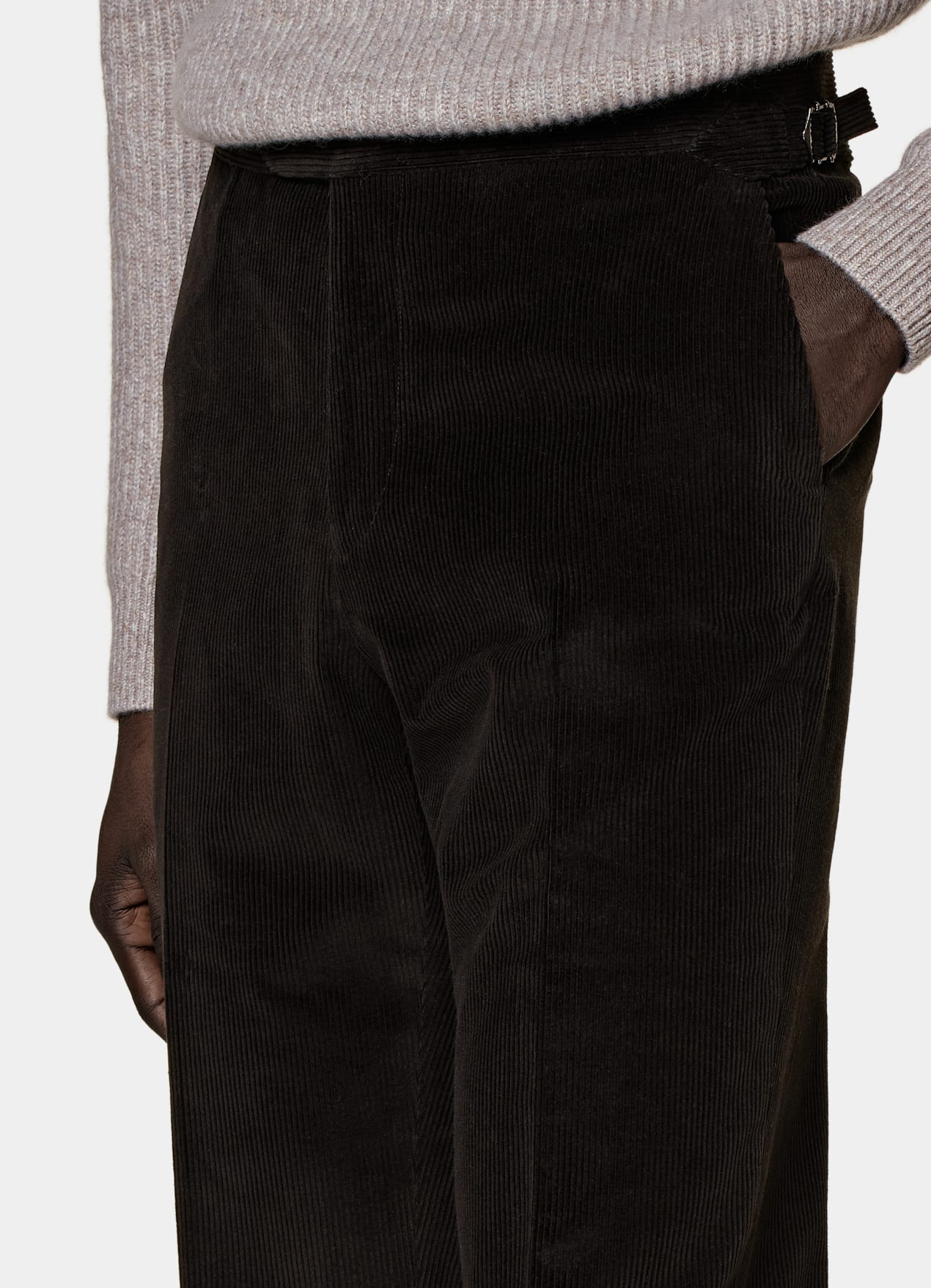 Costume Havana coupe Tailored marron foncé