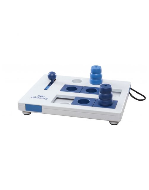 Trixie Dog Activity Mini Mover Strategiespel - Hondenspeelgoed - 25x20 cm Donkerblauw Wit Lichtblauw 1 stuk Level 3