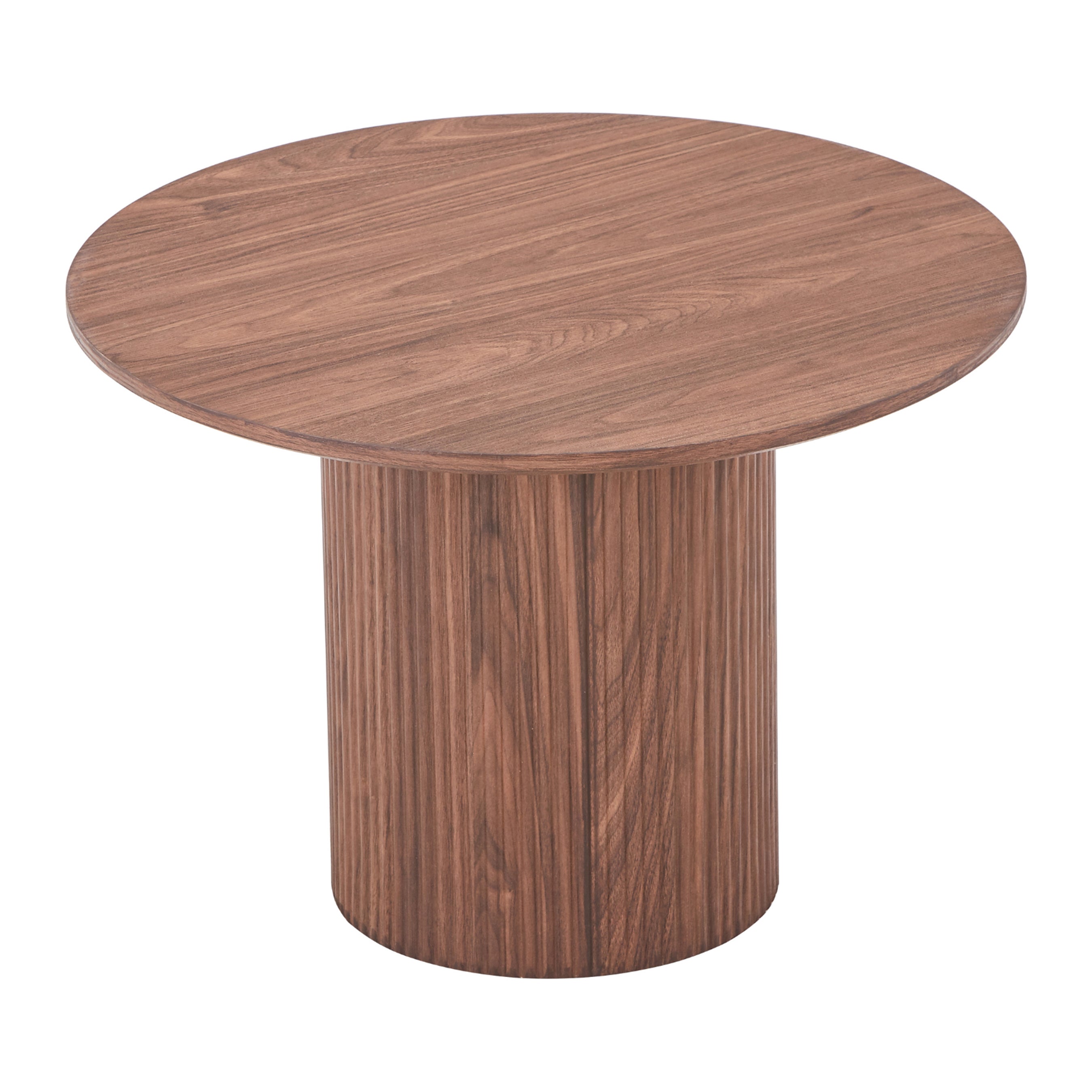 by fonQ Fiss Bijzettafel - Ã 60 cm - Walnoot