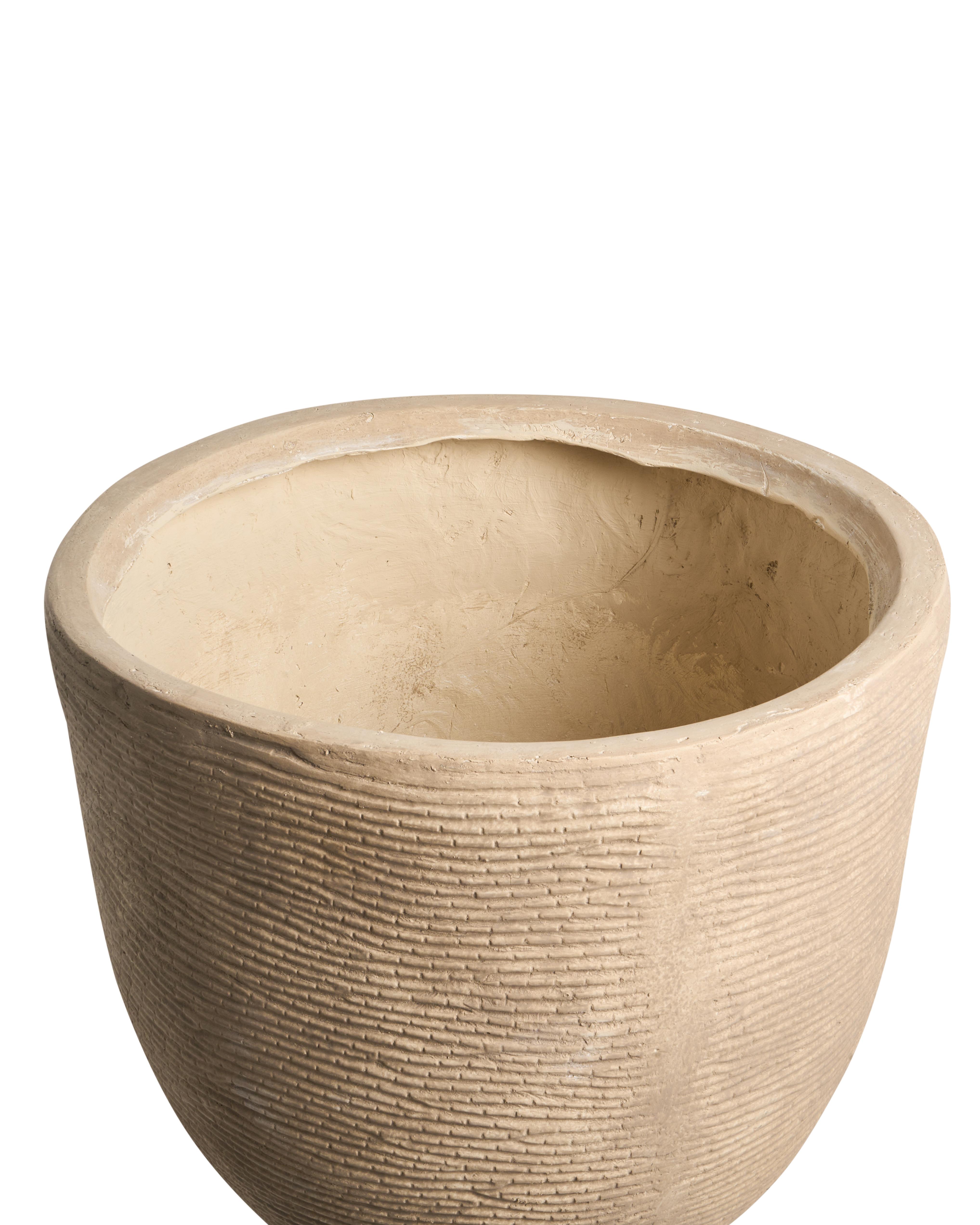 Bloempot LIXOURI 47 cm Beige