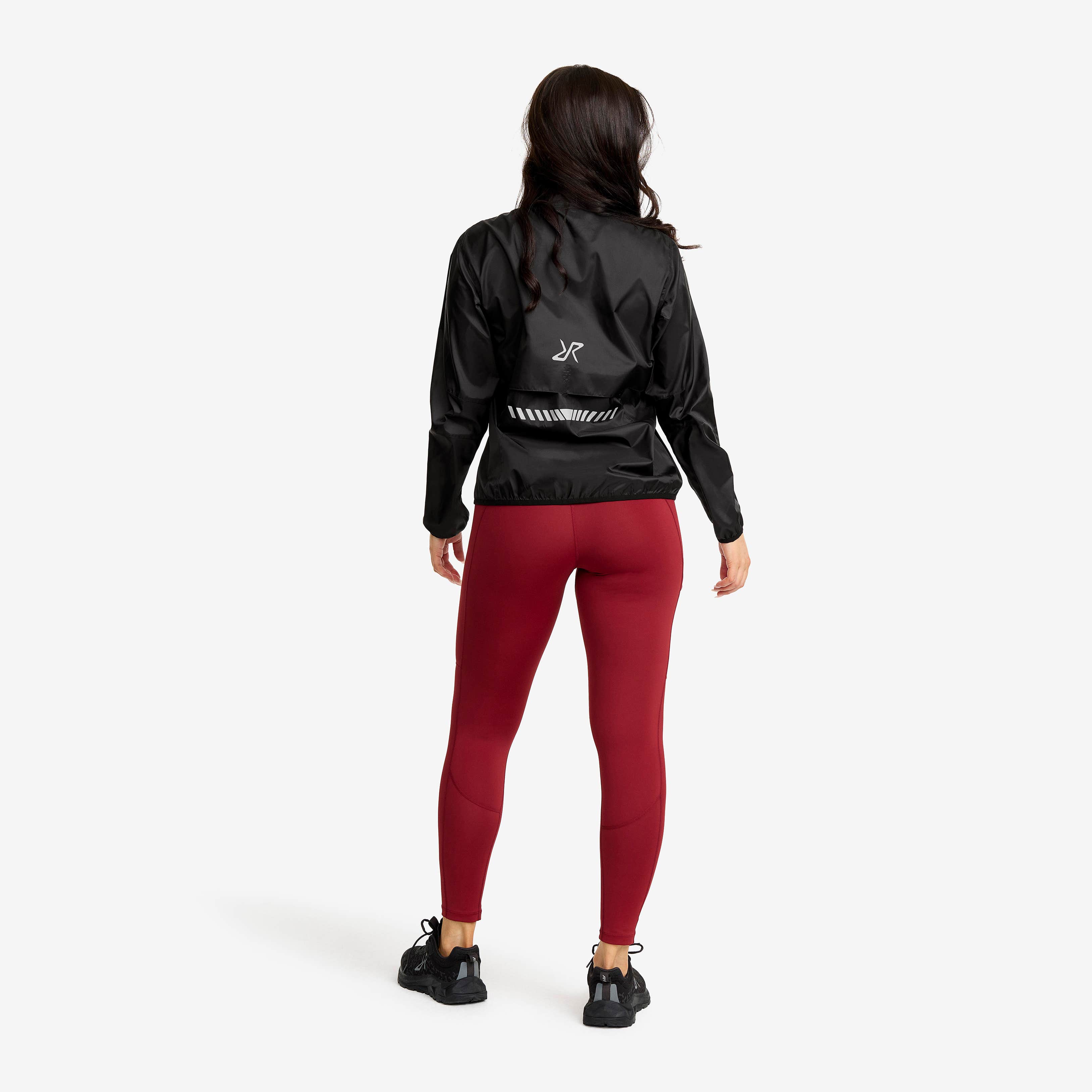 Unit Light Windbreaker Dame Black