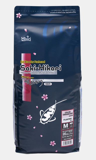 Saki Hikari Color M 5 kg. Bevordert de kleur van uw koi!