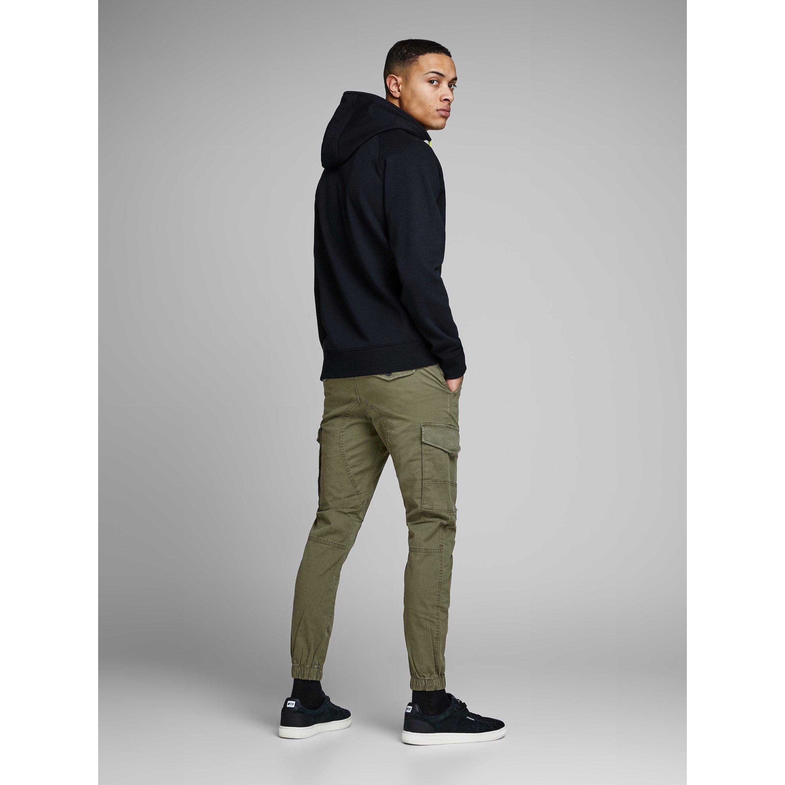 Jack and Jones Slim Stretch Cuffed Cargo Pants