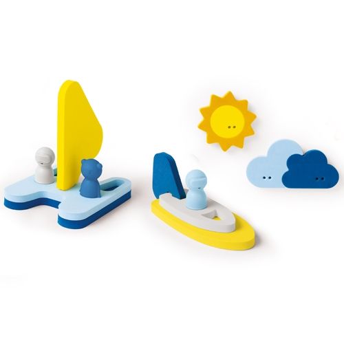Quut badfiguren zeilboot