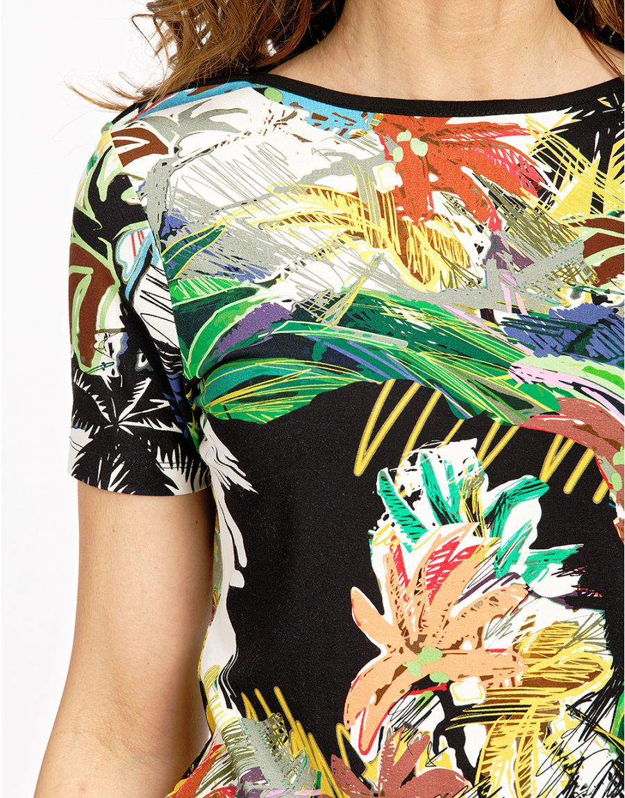 T-Shirt imprimé floral