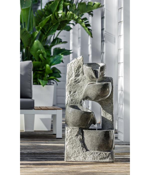 Dehner Polyresin-Gartenbrunnen Circ,