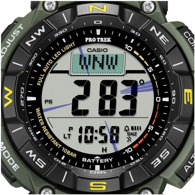 Casio - PRG-340-3ER - Polshorloge - Groen - Kunststof - Waterdicht tot 10 Bar