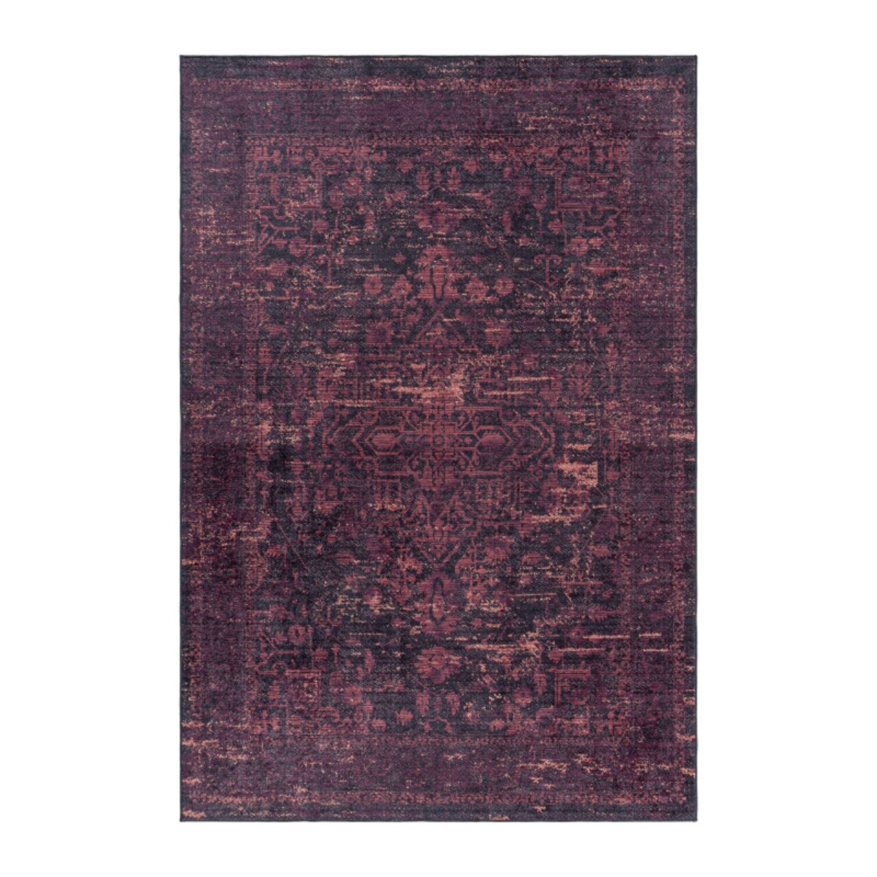 Antirutsch Vintage waschbarer teppich Wohnzimmerteppich Patchwork Mehrfarbig