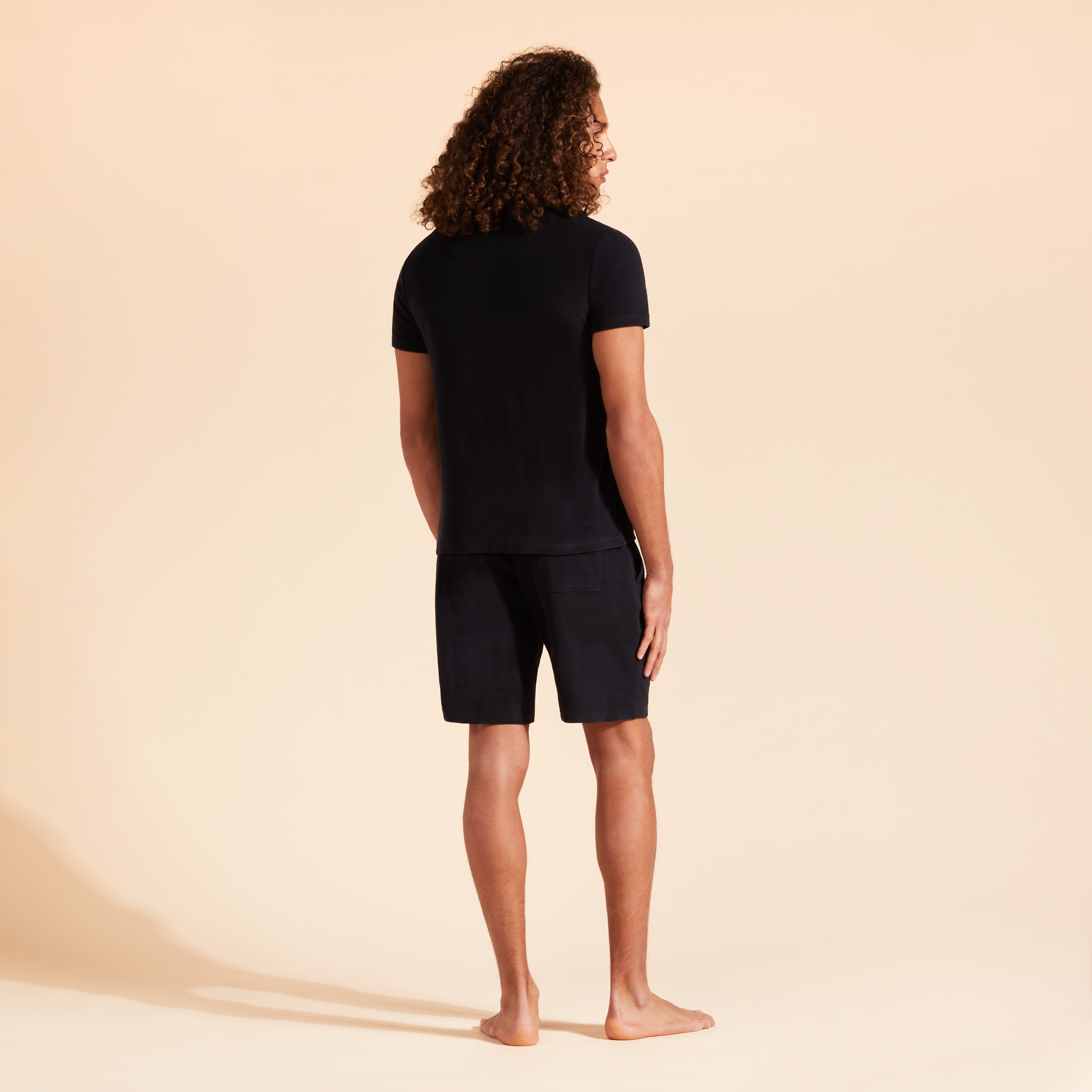 T-shirt col rond en éponge
