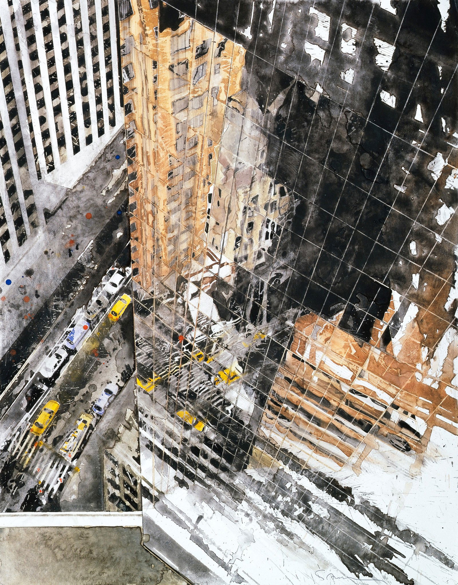 Reflection 7th Avenue by Gottfried Salzmann - Limited Edition. Edition of: 100. Signed.