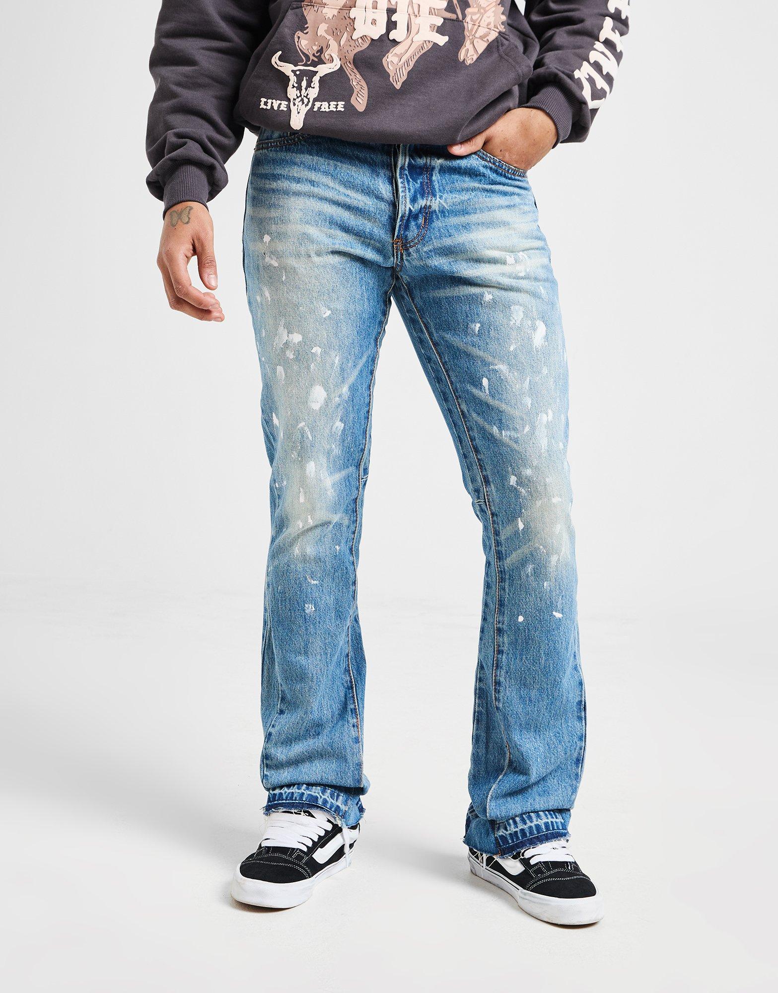 mnml Jean Denim Flare Homme