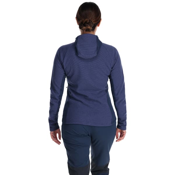 Veste polaire randonnée RAB CAPACITOR HOODY W PATRIOT BLUE