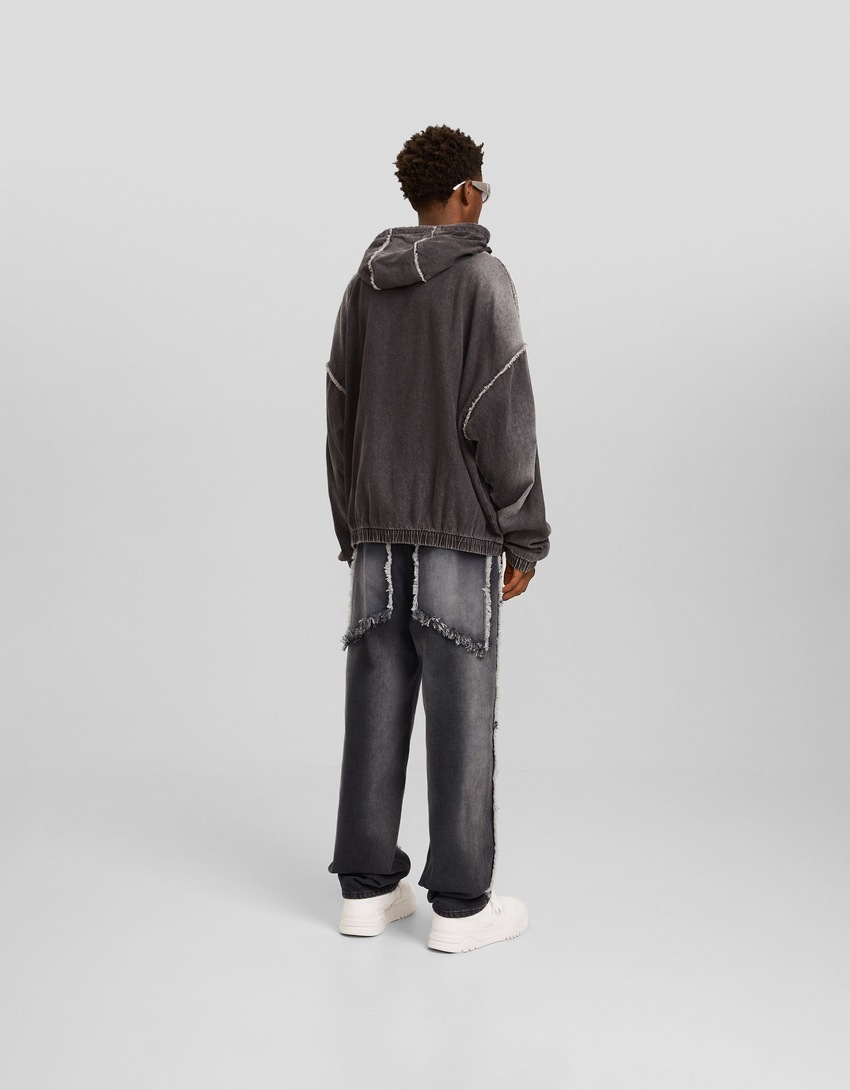 calças jeans largas