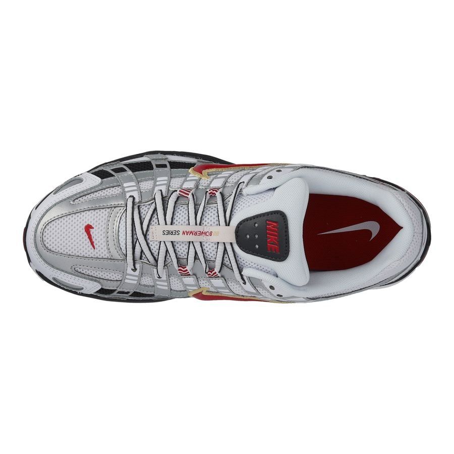 Nike Chaussures P-6000 - Argenté/Rouge Femme