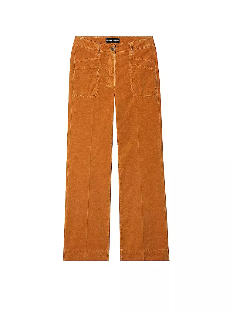 LUISA CERANO Samthose Flared Fit  orange