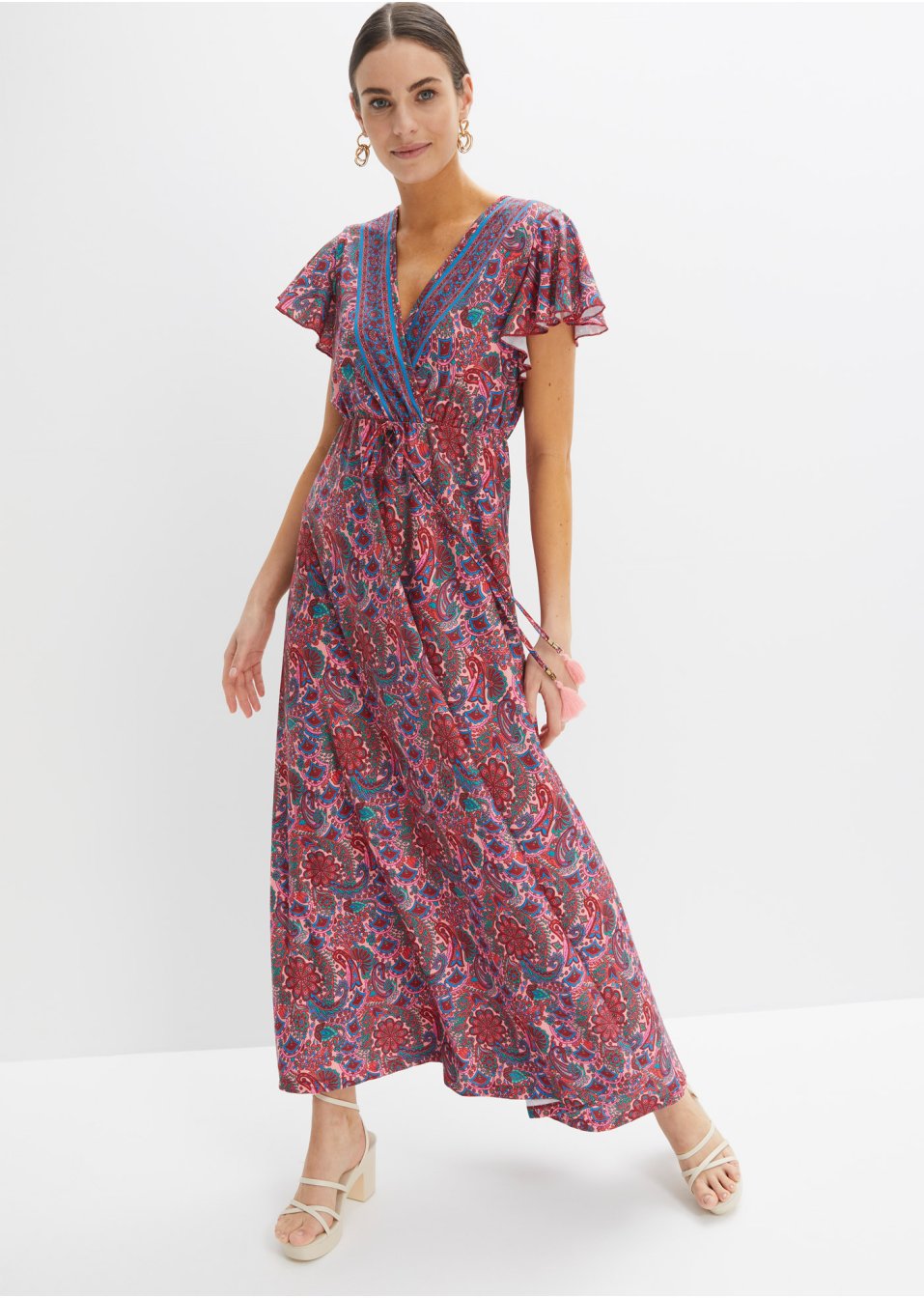 Robe longue imprimée
