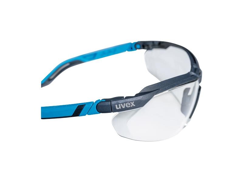 uvex Schutzbrille i-5, Klar Bügelbrille mit weicher, flexibler Nasenauflage