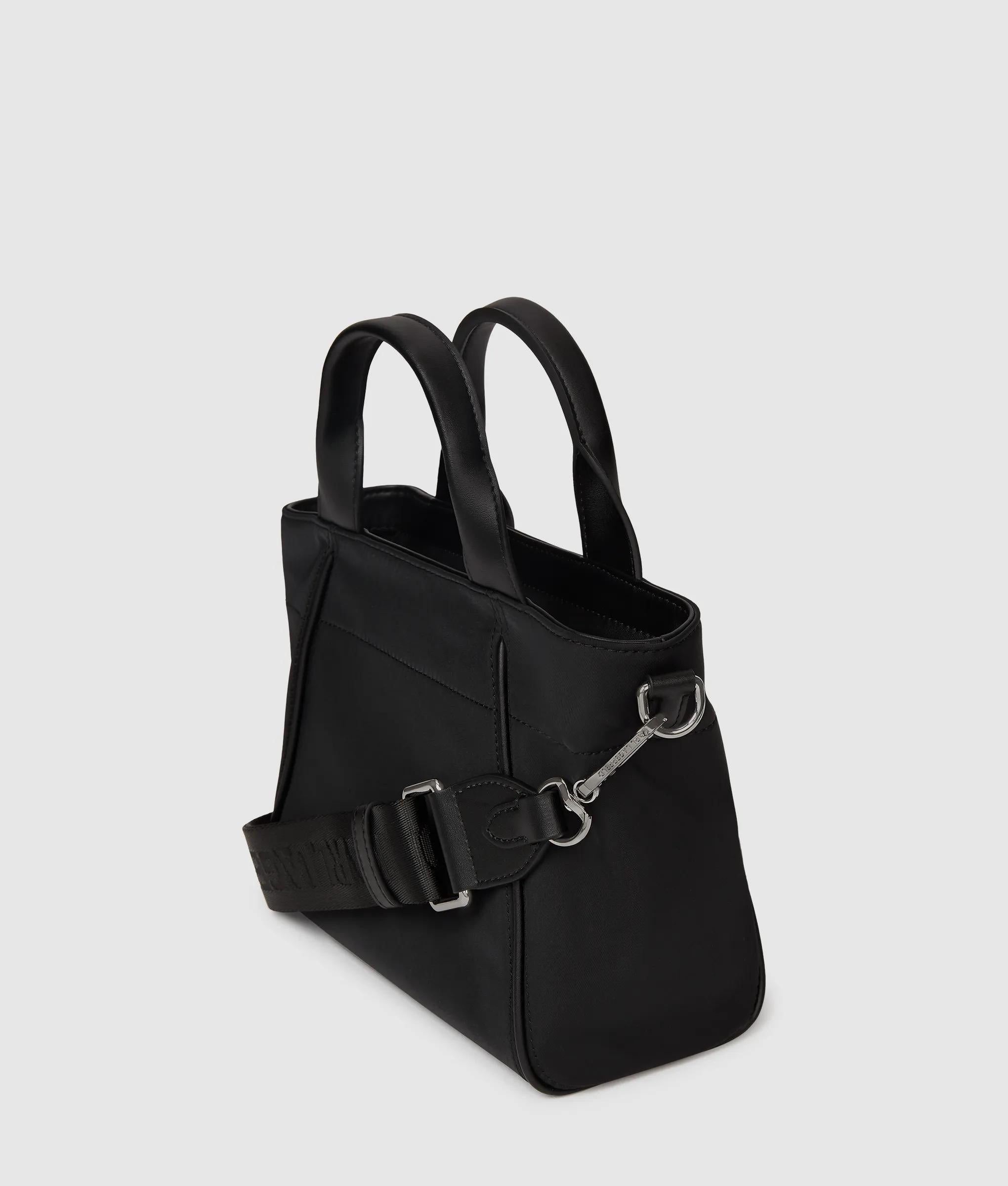 Ikon nylon kleine draagtas met label