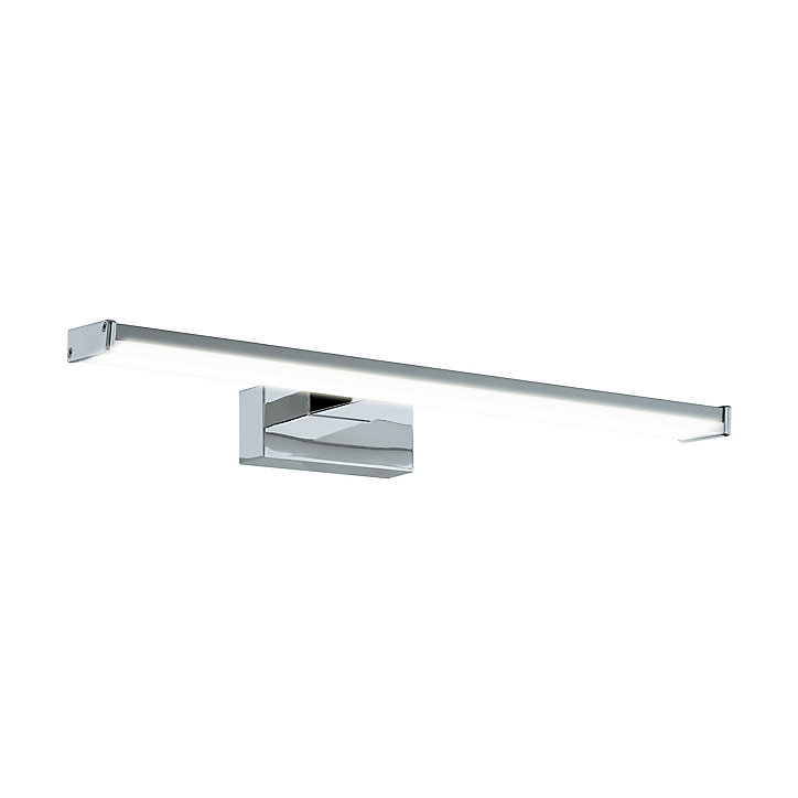 Applique murale de salle de bain LED intégrée 900lm IP44 11W blanc froid chromé