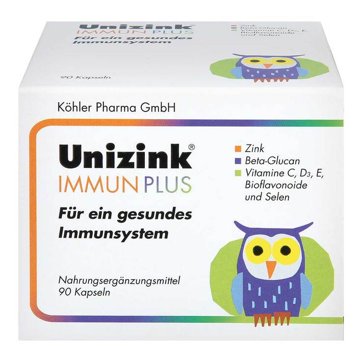 Unizink Immun Plus Kapseln, 1X90 St