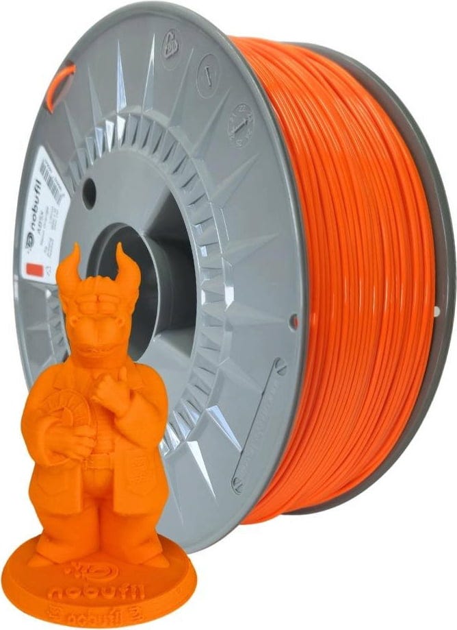 Nobufil  ABSx Neon Orange, 1,75 mm / 1000 g    ABS Filament aus recycelten Kunststoffen