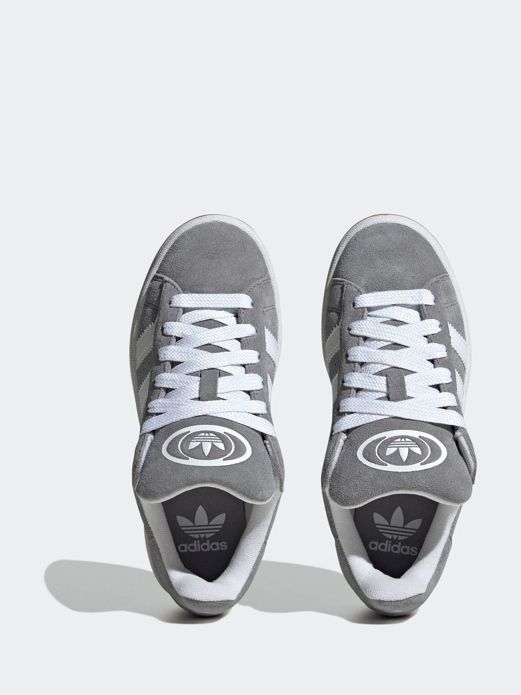 Grijs/wit - Adidas Originals Campus 00s Lace Junior sneakers